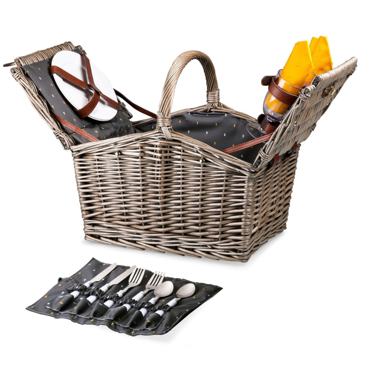 York Picnic Basket - Set for 2